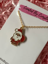 Load image into Gallery viewer, Santa Charm Necklace
