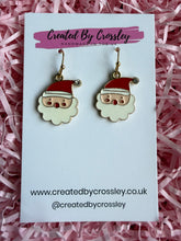 Load image into Gallery viewer, Santa Claus Charm Earrings
