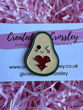 Load image into Gallery viewer, Cute Avocado Pin Badge
