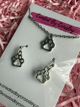 Load image into Gallery viewer, Paw Print Jewellery Set
