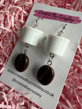Load image into Gallery viewer, Coffee Charm Earrings
