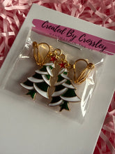 Load image into Gallery viewer, Christmas Tree Clip On Earrings
