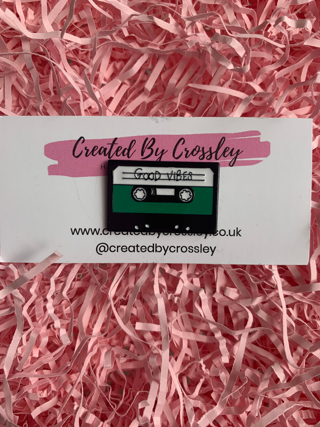 Cassette Pin Badge