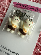 Load image into Gallery viewer, White Cat Clip On Earrings
