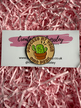 Load image into Gallery viewer, “Proceed at your own peril” Cactus Pin Badge
