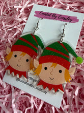 Load image into Gallery viewer, Large Elf Charm Earrings
