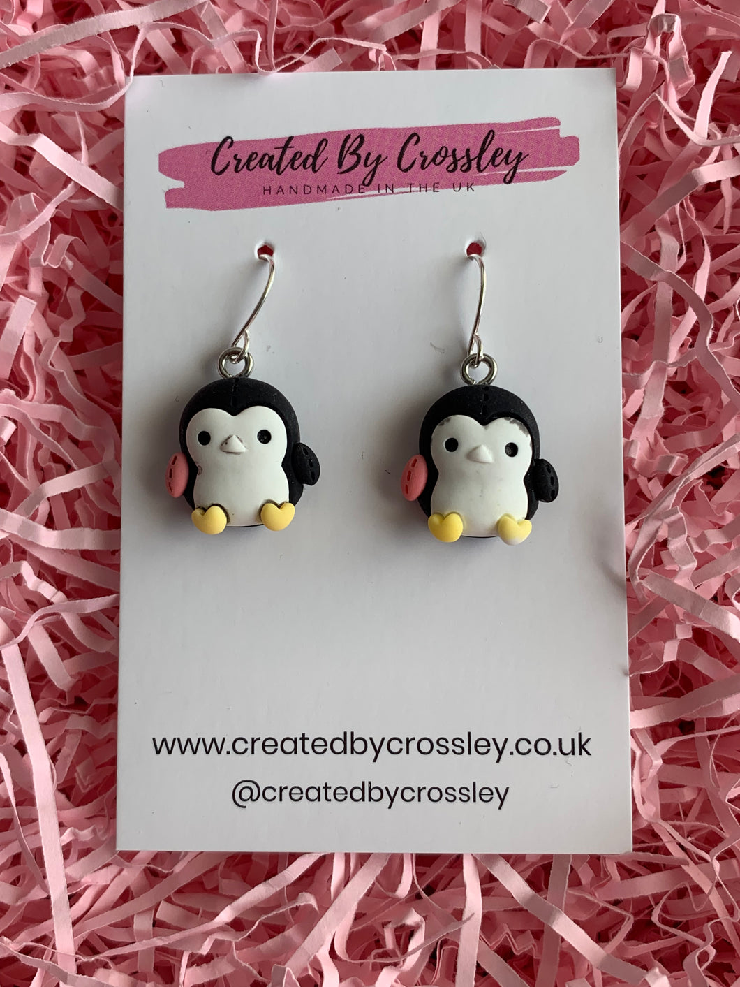 Penguin Charm Earrings