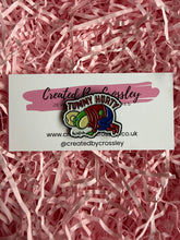 Load image into Gallery viewer, “Tummy Hurty” Frog Pin Badge
