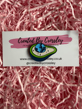 Load image into Gallery viewer, Space Avocado Pin Badge
