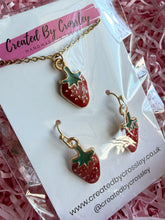 Load image into Gallery viewer, Strawberry Jewellery Set
