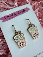 Load image into Gallery viewer, Bubble Tea Charm Earrings
