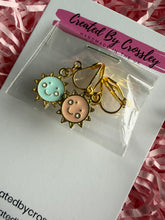 Load image into Gallery viewer, Mismatch Sun Clip On Earrings
