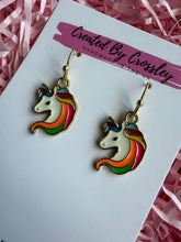 Load image into Gallery viewer, Unicorn Charm Earrings
