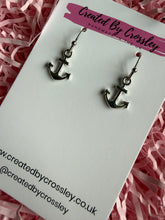 Load image into Gallery viewer, Anchor Charm Earrings
