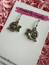 Load image into Gallery viewer, Snail Charm Earrings
