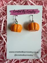 Load image into Gallery viewer, Pumpkin Charm Earrings
