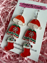 Load image into Gallery viewer, Festive Trio Charm Earrings
