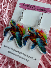Load image into Gallery viewer, Turtle Charm Earrings
