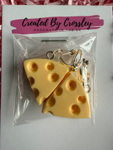 Load image into Gallery viewer, Cheese Clip On Earrings
