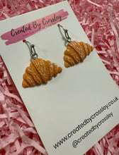 Load image into Gallery viewer, Croissant Charm Earrings

