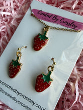 Load image into Gallery viewer, Strawberry Jewellery Set
