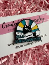 Load image into Gallery viewer, “I’m a meow-llionaire” Cat Pin Badge
