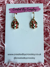 Load image into Gallery viewer, Christmas Present Charm Earrings
