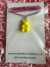Load image into Gallery viewer, Yellow Gummy Bear Charm Necklace
