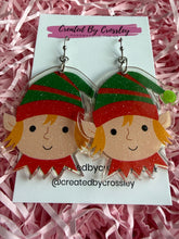 Load image into Gallery viewer, Large Elf Charm Earrings
