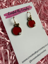 Load image into Gallery viewer, Table Tennis Charm Earrings
