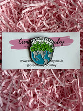 Load image into Gallery viewer, Peas on Earth Pin Badge
