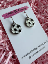 Load image into Gallery viewer, Football Charm Earrings
