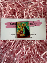 Load image into Gallery viewer, Cat Painting Pin Badge
