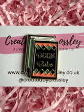 Load image into Gallery viewer, Book Babe Reading Pin Badge
