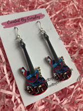 Load image into Gallery viewer, Guitar Charm Earrings
