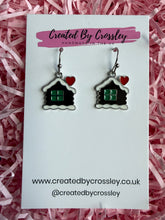 Load image into Gallery viewer, Gingerbread House Charm Earrings
