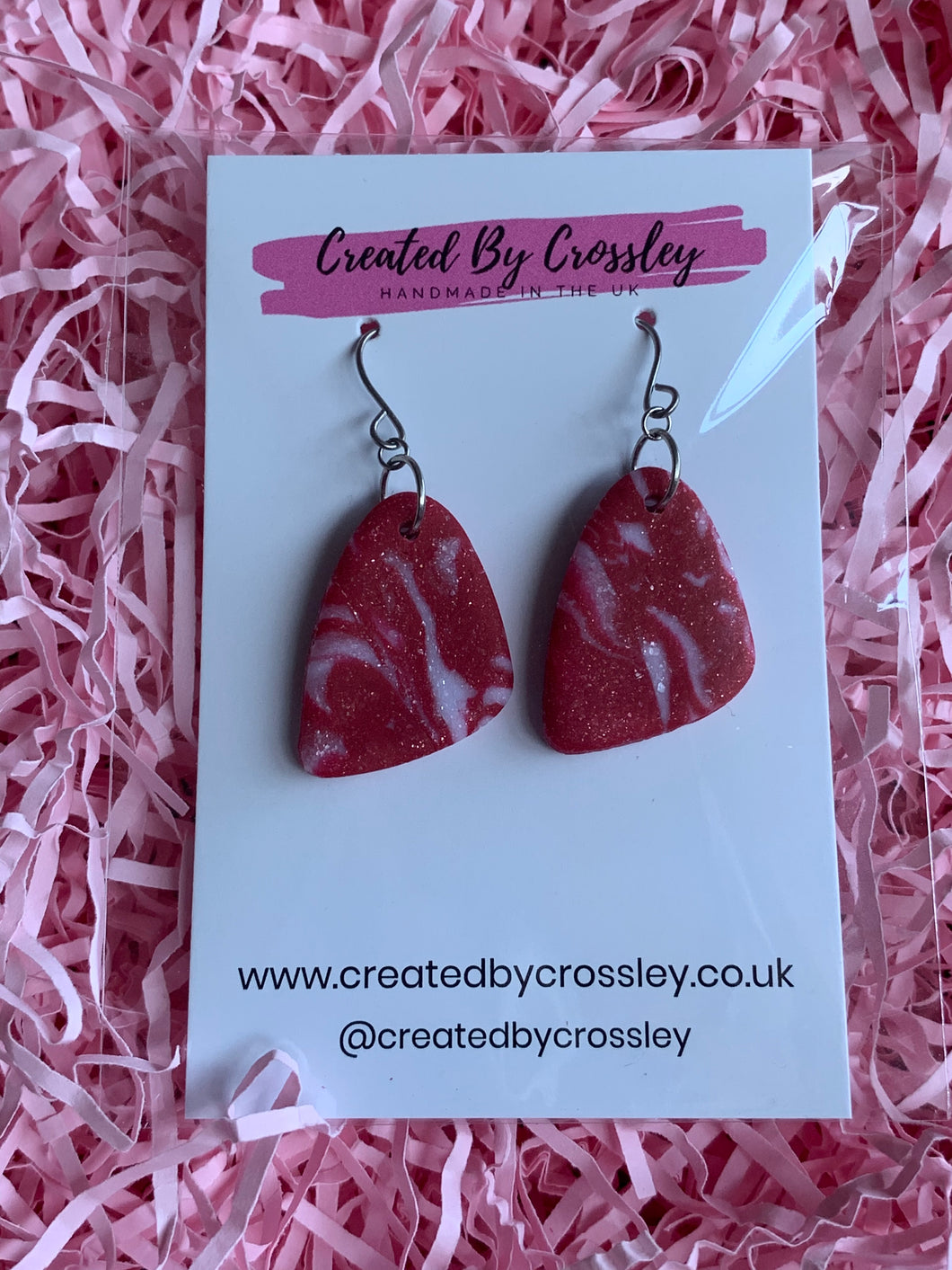Patterned Clay Earrings