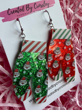 Load image into Gallery viewer, Santa Christmas Trousers Charm Earrings
