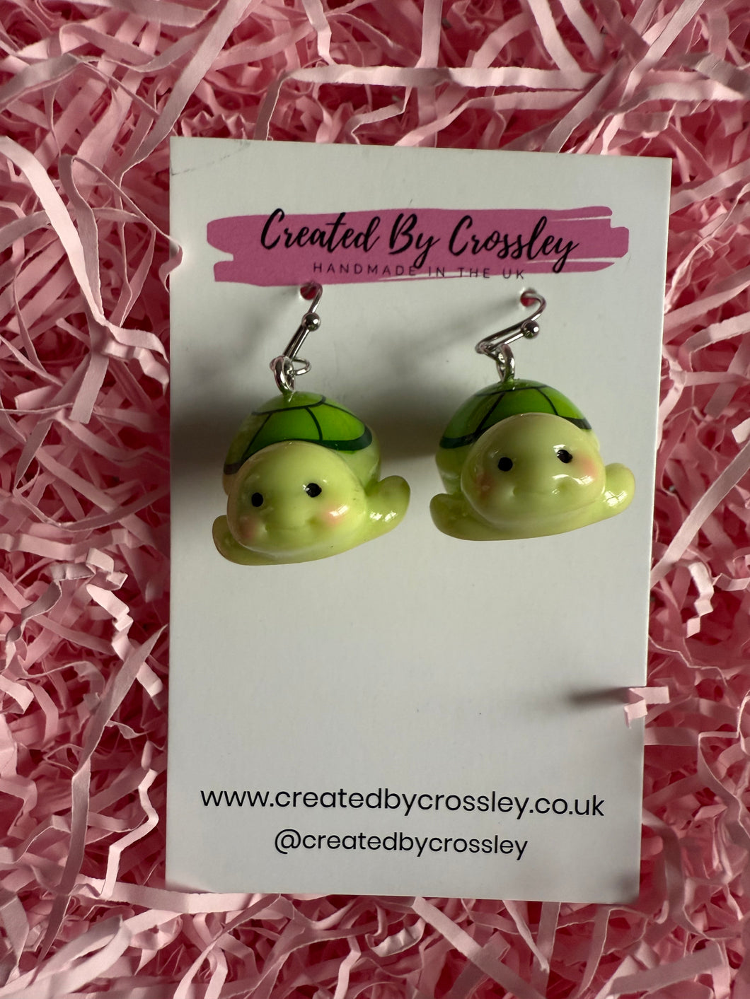 Turtle Charm Earrings