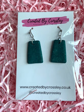 Load image into Gallery viewer, Green Clay Earrings
