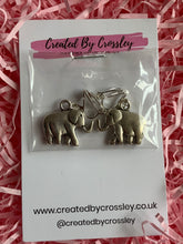 Load image into Gallery viewer, Elephant Clip On Earrings
