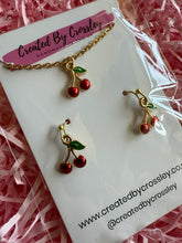 Load image into Gallery viewer, Cherry Jewellery Set
