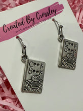 Load image into Gallery viewer, Cook Book Charm Earrings
