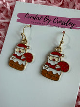 Load image into Gallery viewer, Santa Claus Charm Earrings
