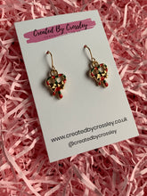 Load image into Gallery viewer, Double Candycane Charm Earrings
