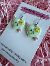Load image into Gallery viewer, Valentines Smiley Heart Earrings

