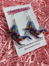 Load image into Gallery viewer, Ocean Whale Charm Earrings
