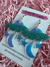 Load image into Gallery viewer, Alien Spaceship Charm Earrings
