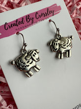 Load image into Gallery viewer, Sheep Charm Earrings

