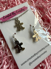 Load image into Gallery viewer, Gingerbread Man Jewellery Set
